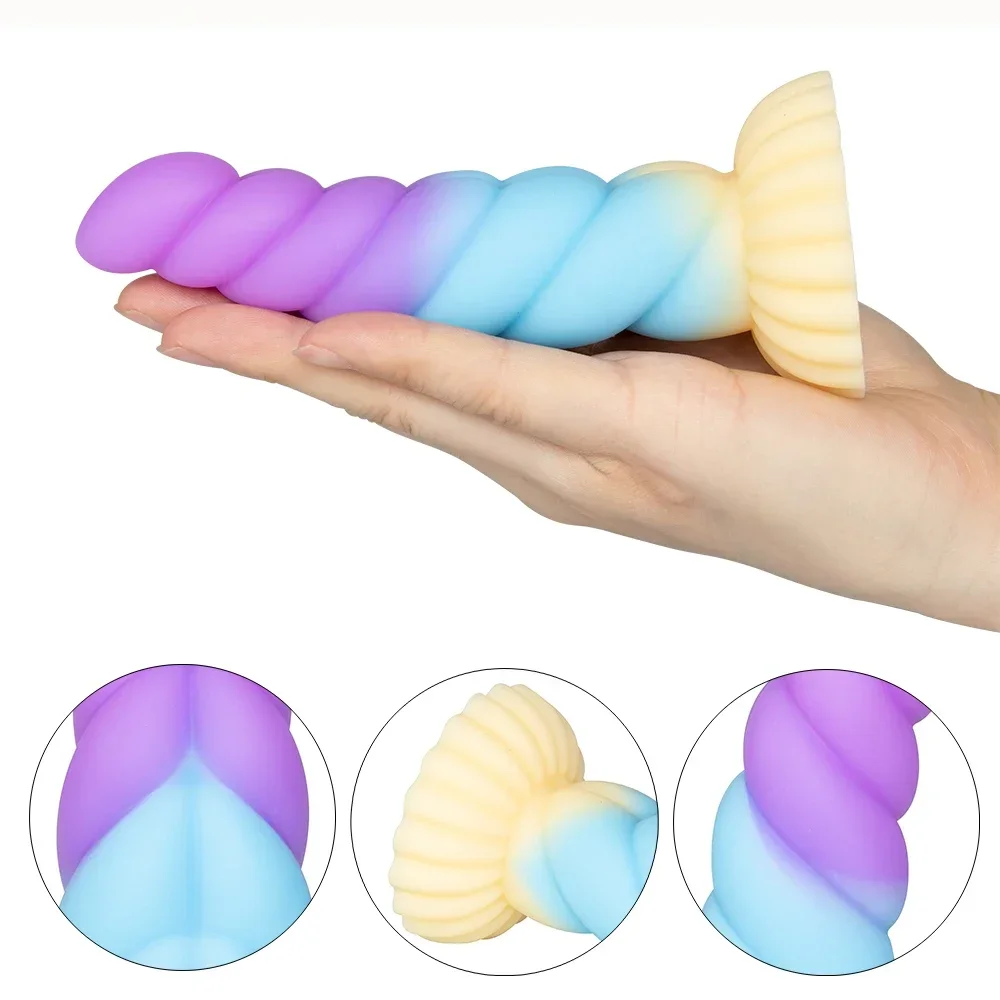 Big Size Soft Dildo Female Masturbator Sexy Toys For Full Girl Skin Feeling Realistic Penis Silicone Suction Cup Dildos Women view 5