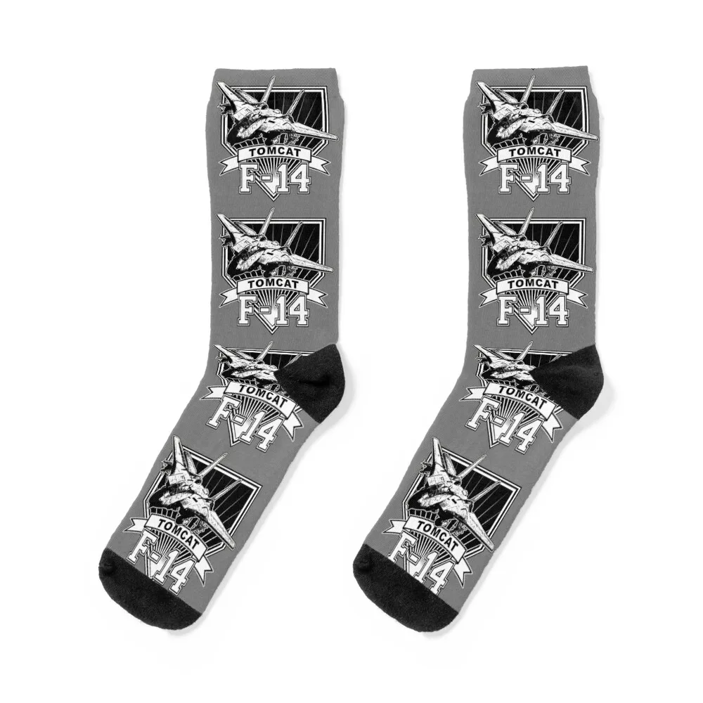 

F14 Tomcat Socks kids custom sports christmass gift winter thermal Socks Men's Women's