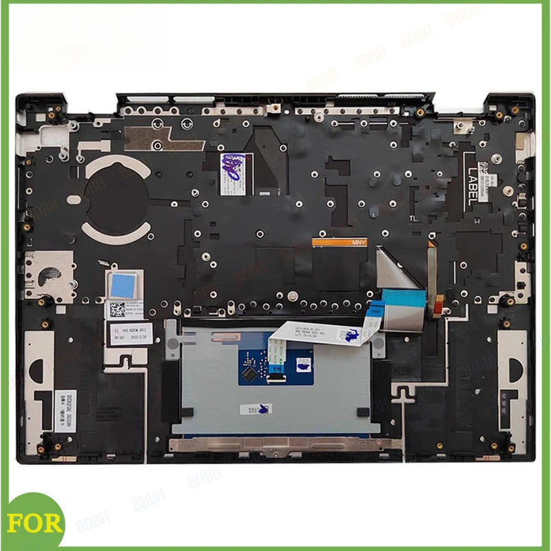BDBH (Silver) New Palmrest Upper Case For Dell Inspiron 14/14Plus  7420 7425 2-in-1 with US Backlit Keyboard 0NDRPP 14