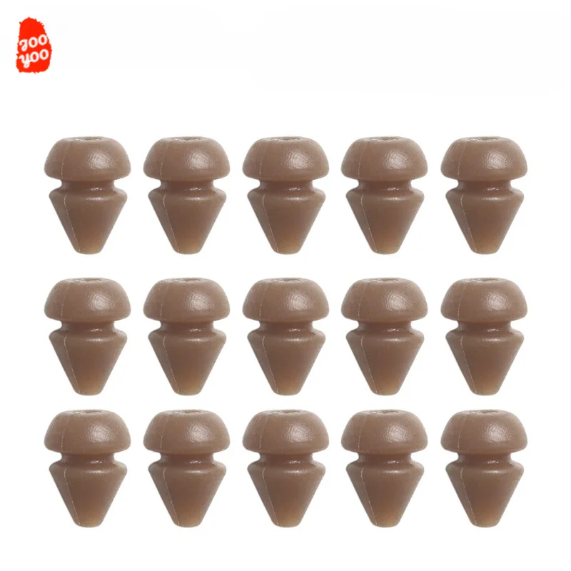 10PCS Carp Fishing Accessories Brown Gourd File Bead Library Fishing Gear Lure Accessories Sea Rod Throwing Rod Fishing Supplies