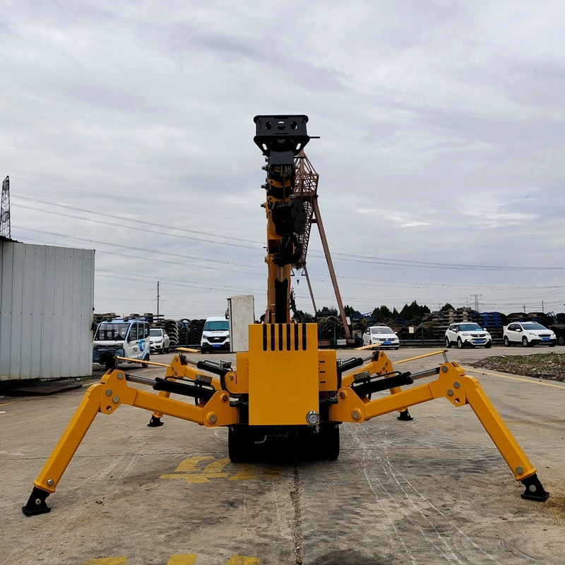 المصنع مباشرة توريد الزاحف العنكبوت كرين رافعة عنكبوتية صغيرة لتشغيل داخلي على السطح رافعة عنكبوت ذاتية الدفع #4