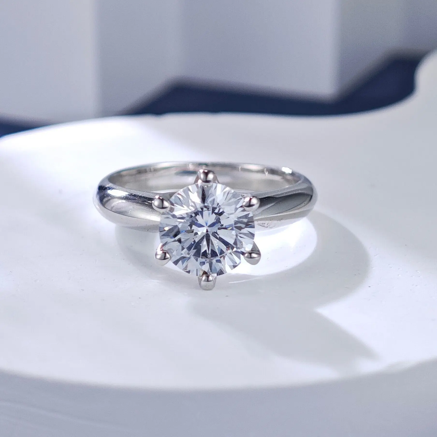 

Обручальное кольцо PT950 Платиновый градиент, матовое кольцо, 1 карат-3 карата, цвет D, муассанит, бриллиант, предложение на море looks dreamy