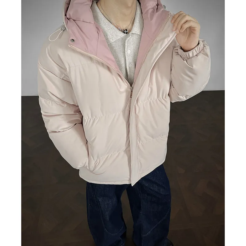 

Red Wine American Sle Jaet Men's Stand Collar Couple Sle Two-Sided Wear Spring Autumn Windproof Waterproof Coat