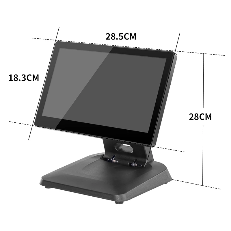 POS 32G نقطة المبيعات القابلة للإزالة الكل في واحد أنظمة POS باللون الأسود مقاس 11.6 بوصة