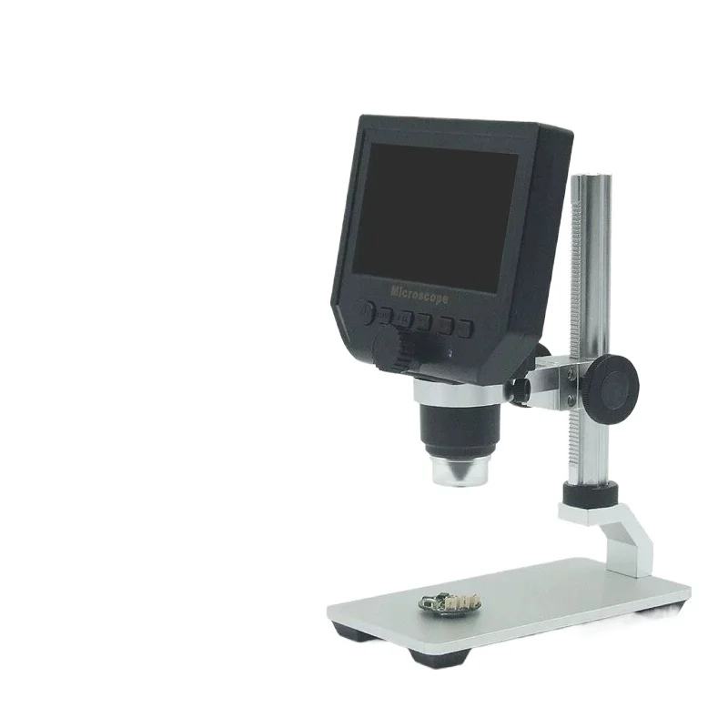 High Definition 600X Electronic Magnifying Glass 4.3 Inch Portable Large Screen 600 Times Code Microscope Rechargeable
