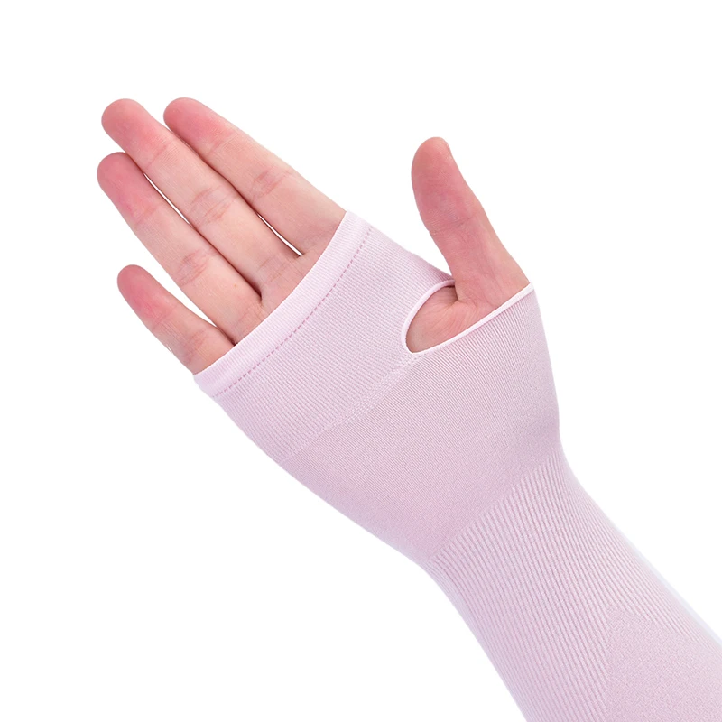 2PCS Cooling Arm Sleeves Cover UV Sun Protection Outdoor Sports For Men Women