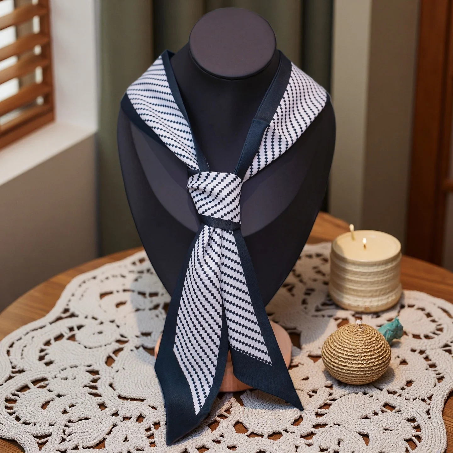 

Модный шелковый шарф, лента для женщин, сумка с ручкой, резинка для волос, длинный шейный шарф, многофункциональная повязка на голову, элегантные повседневные аксессуары