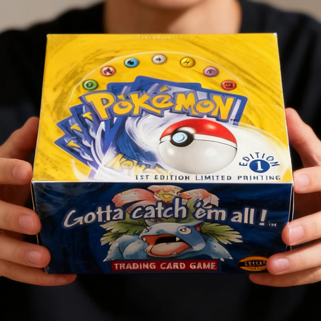 Whole pack PKM 1st Edition Booster Pack PTCG Proxy Cards for Base Set Pack Charizard Blastoise Venusaur TCG Cards 11pcs/Pack Toy