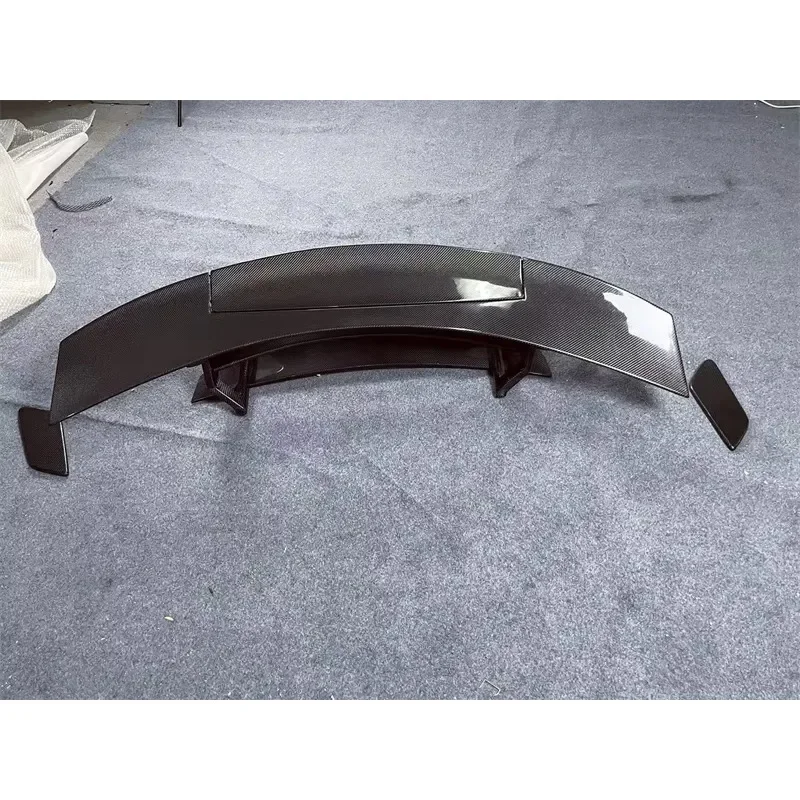 For GT GTS GTR GTC GT Upgrade BS Style Carbon Fiber Rear Spoiler (with LED) Body Kit Rear Diffuser Front Bumper Edge 5