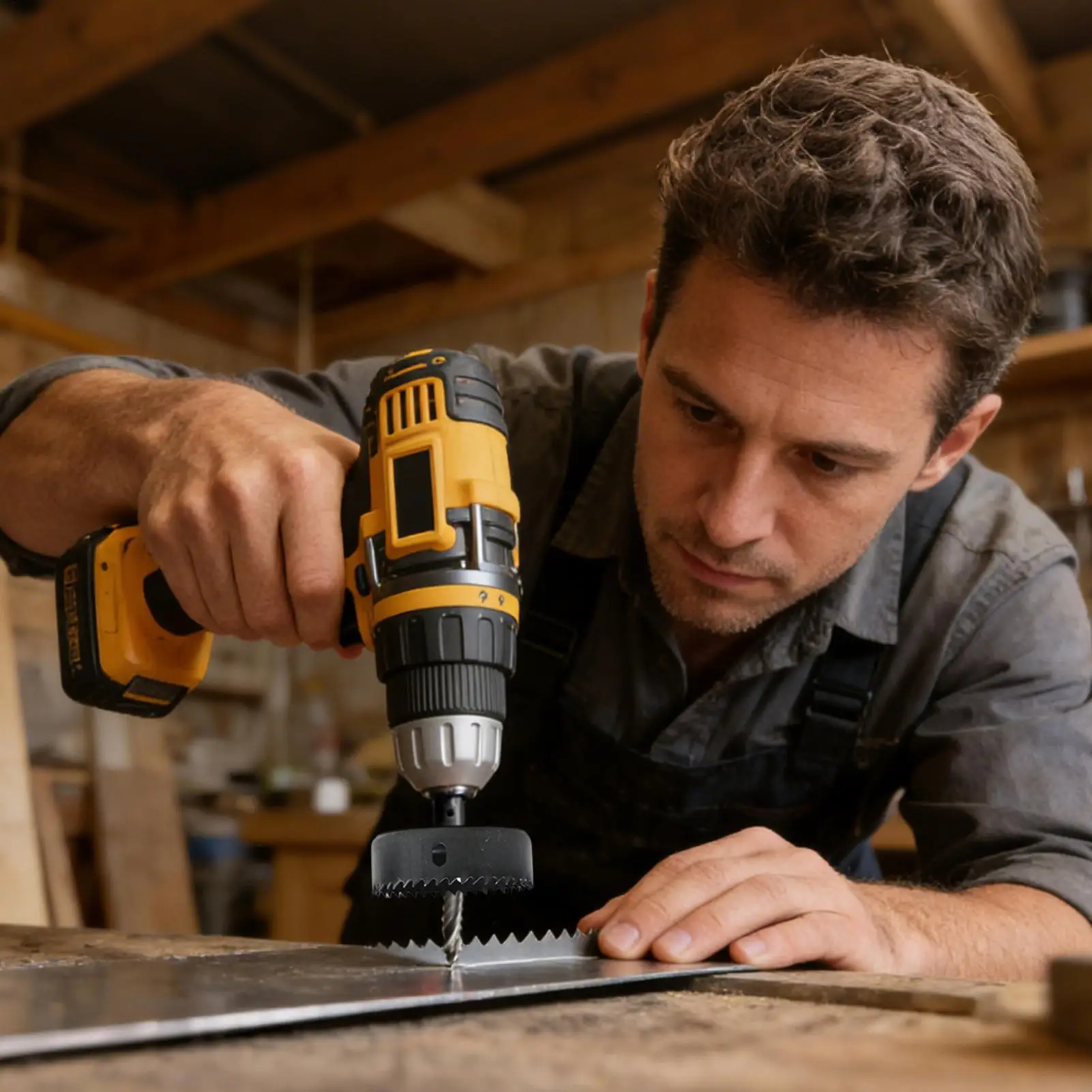 

Hole Saw 13-pieces Bit Cutter Tools Set Wood Hole Saw Kit For Soft Wood Plywood PVC Workshop Construction Home Improvement