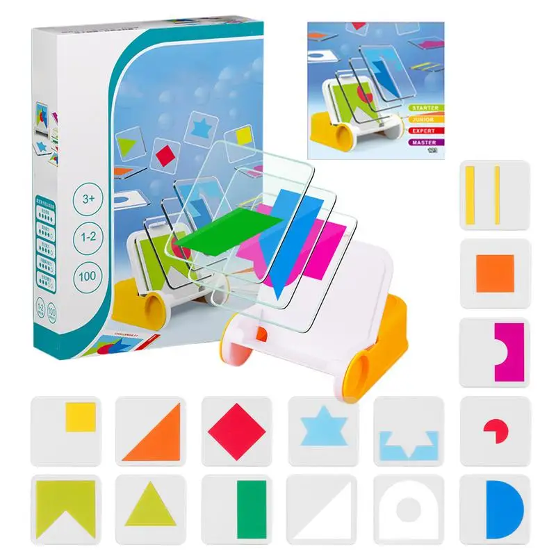 Geometry Jigsaw Puzzles Geometry Jigsaw Pattern Blocks Colorful Shape Pattern Puzzle Toys For Schools Traveling Daycare Centers