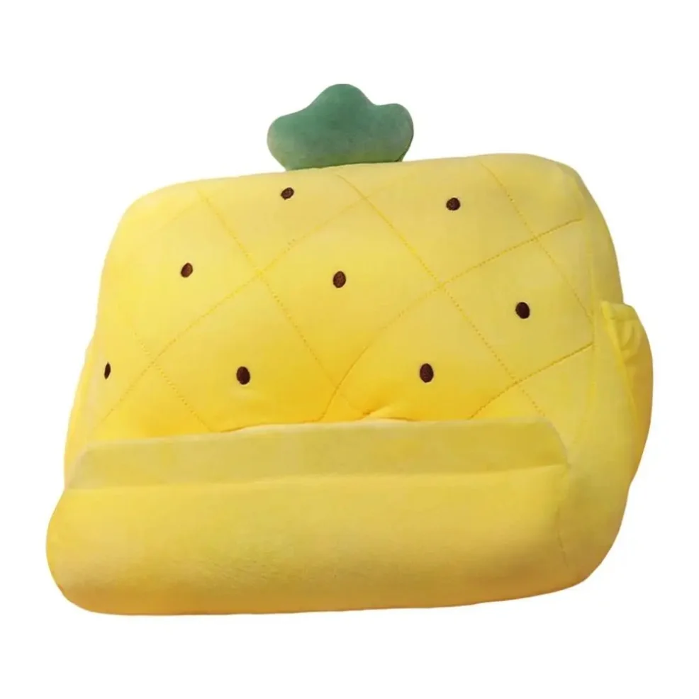 새로운 과일 스타일 태블릿 스탠드 내구성 편안한 베개형 폰 홀더 범용 소프트 폰 독서 브래킷 침실용