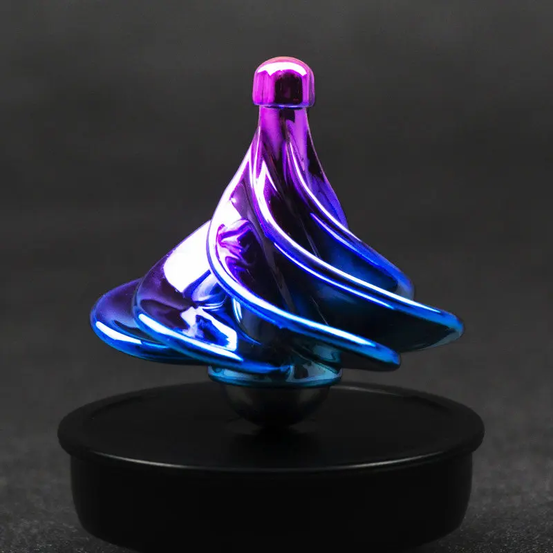 High‑Tech Air‑Powered Wind Spinner, Mini Cyclone Fidget Toy, Hand‑Twist Finger Spinner Stress Relief Gadget