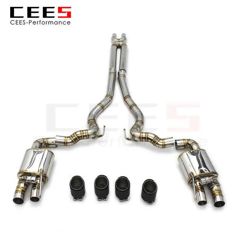 CEES Catback Exhaust for  Mustang 5.0L 2011-2019 Stainless Steel Car Exhaust System Tuning Performance Exhaust Pipe Escape