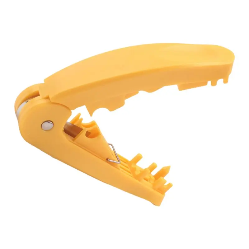 4-In-1 RJ45 Network Cable Tool With Cutting, Stripping,Detangling Straightening Functions Applies To STP/UTP Cable. Yellow Best-