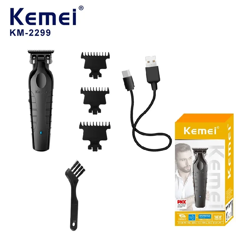 

Kemei Мужская беспроводная машинка для стрижки волос USB перезаряжаемая электрическая машинка для стрижки волос Km032 триммер электрическая машина для стрижки волос KM-2299