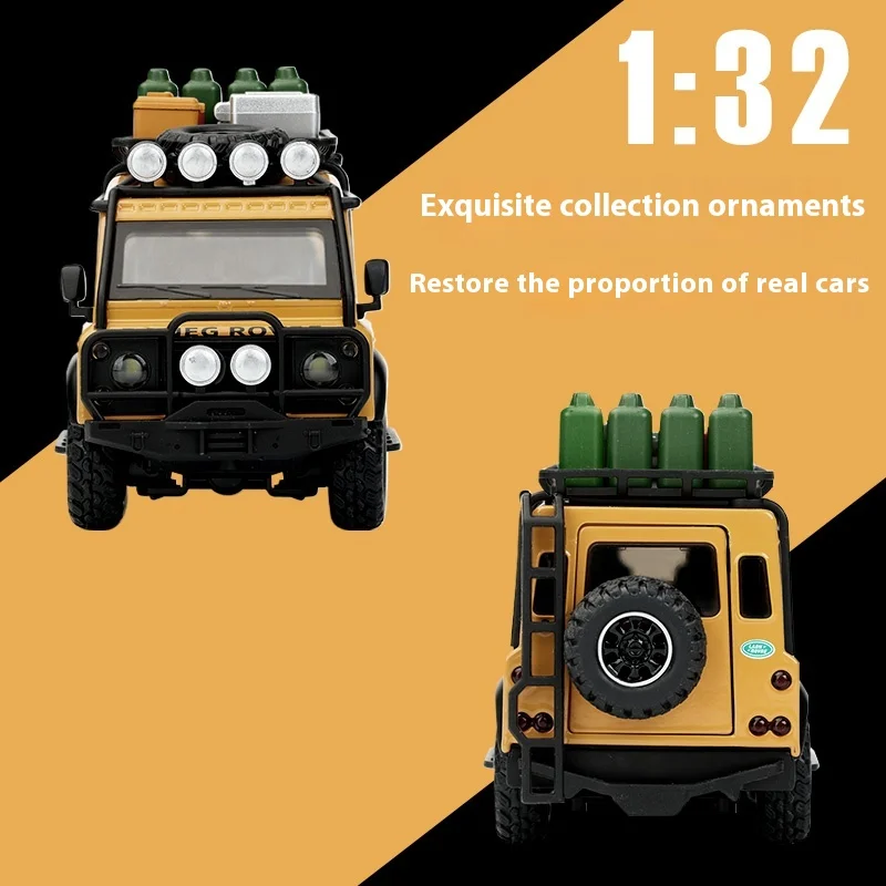 1:32 Land Rover Defender Van Off Road Alloy Diecast Car Model