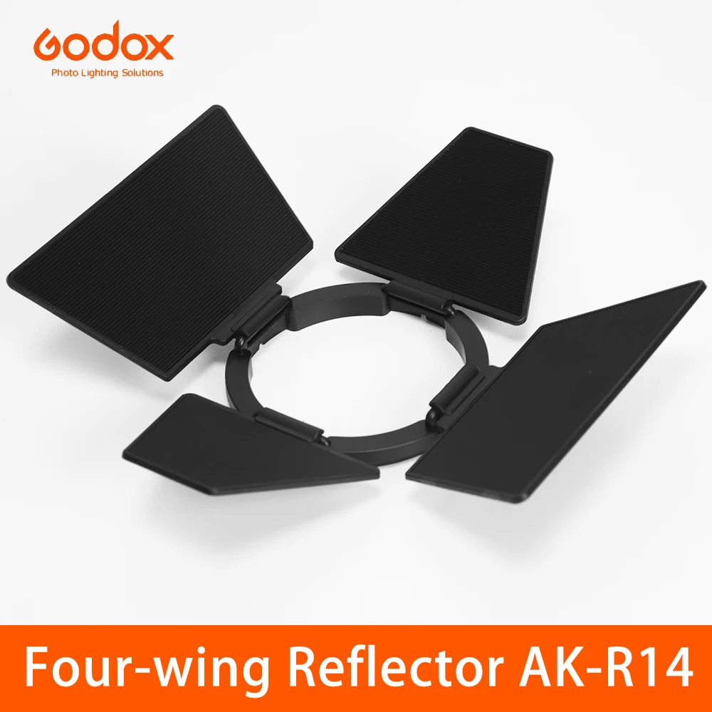 Godox AK-R1 + S-R2 باب الحظيرة، سنوت، فلتر ألوان، عاكس، قرص العسل، مجموعات كروية ناشرة لرأس فلاش Godox AD200 H200R V1