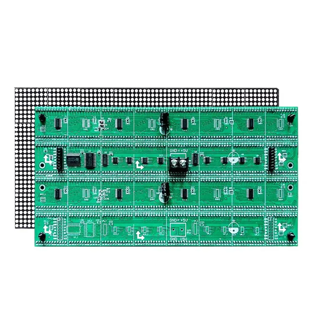 Display a LED per interni con modulo display rosso a matrice di punti F3.0 da 256 * 128 mm 64 * 32 pixel per installare lo schermo LED