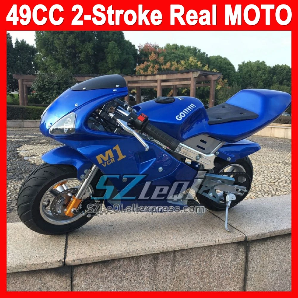 49CC 50CC 2Stroke Mini motorcycle OFF Road Vehicle Apollo Mountain Small Pocket Bike Sports Gasoline Boys Girls Racing Motorbike