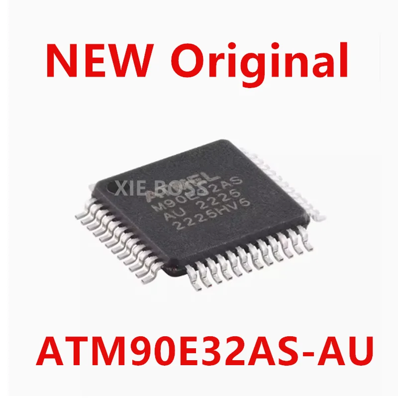 1PCS ATM ATM90 ATM90E ATM90E32 ATM90E32A ATM90E32AS ATM90E32AS-AU 100% NewOriginal QFP48 Energy Metering Chip