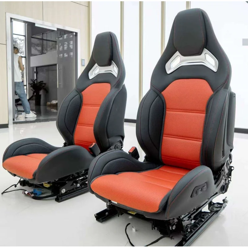 Suitable for Modified Mercedes-Benz E63 AMG W213, Factory Direct Sale High-Quality Genuine Leather Car Seats