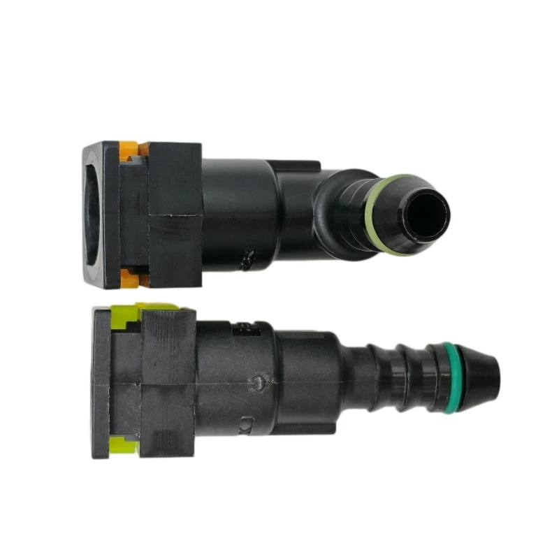 7,89 mm 7,89 ID6 180 90 Grad 5/16 Kraftstoffrohr-Buchsenanschluss Auto-Kraftstoffleitung Schnellanschluss für PKW 2 Stück pro Packung – Detail 4