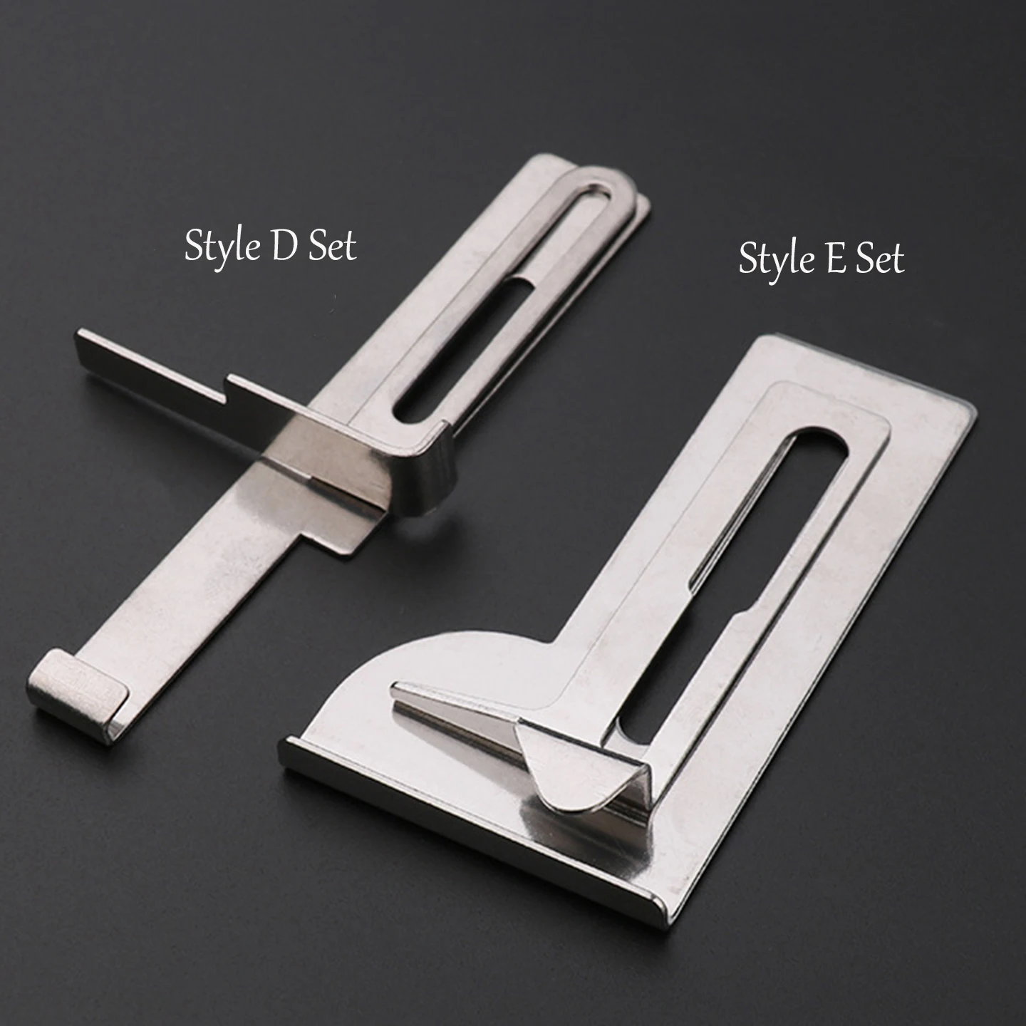 Coverstitch Machine Guide (Style D), 3-Needle 5-Thread Coverstitch Machine Hem Positioner (Style E) Flat-Head Coverstitch Machi