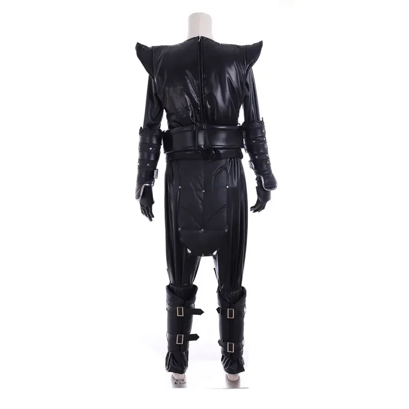 Game combat Ninja Noob Saibot cosplay costume black fighter uniform men combat Halloween Carnival Party full suit