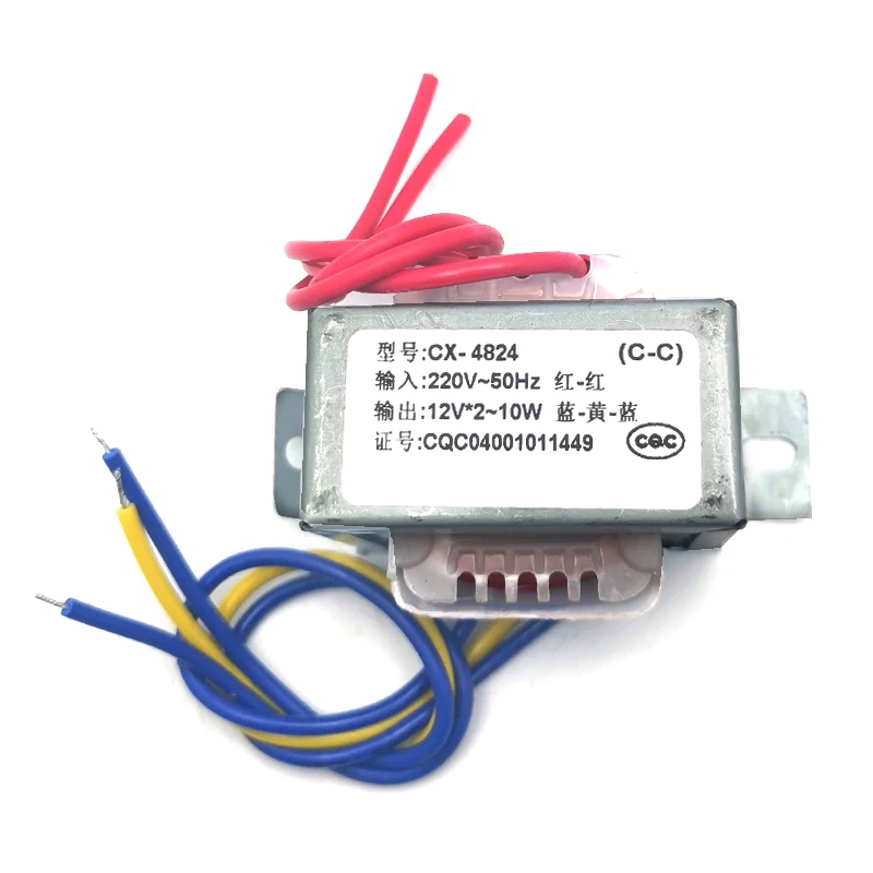10W AC12V EI Transformer Input AC220V Output Double AC12V Power Supply Transformers For 6J1 Tube Preamplifier Tone Board