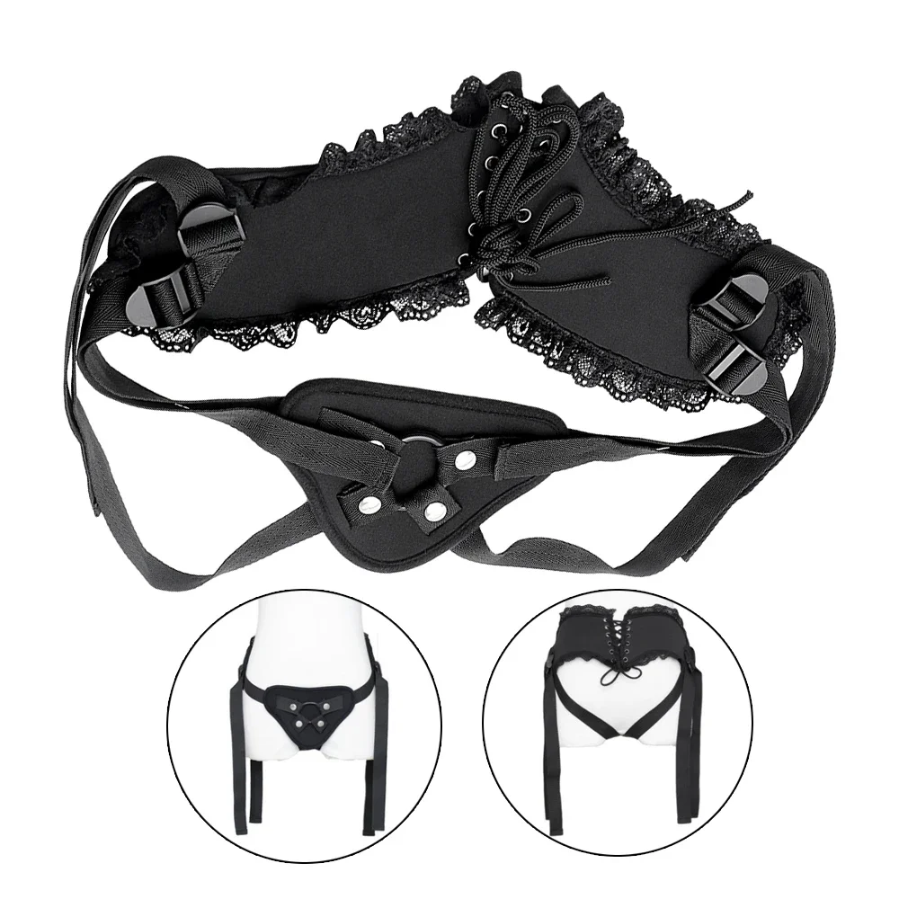 Consoladores con correa, bragas, lencería para mujer, conjuntos de cinturones Bondage, ropa interior sexual para coqueteo, juguetes eróticos para parejas, tienda de herramientas para juegos lésbicos