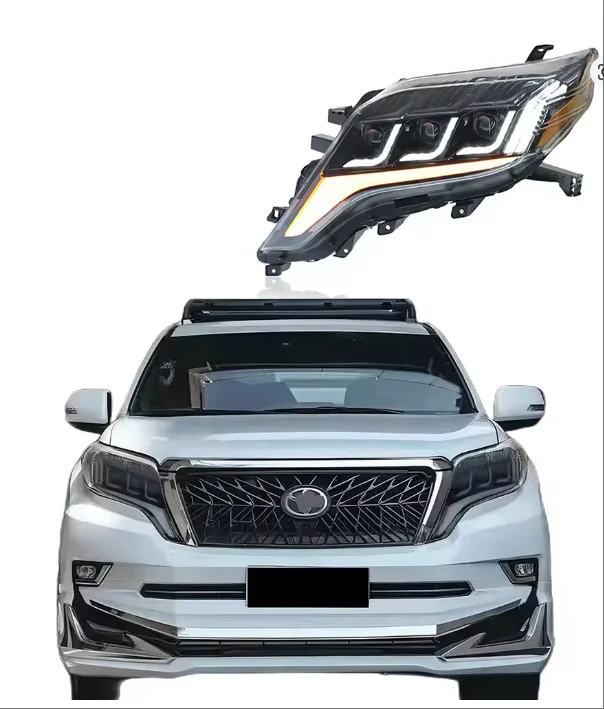 

2014-2015 Year for Prado FJ150 LED Headlight Projector Lens for Toyota LHD RHD