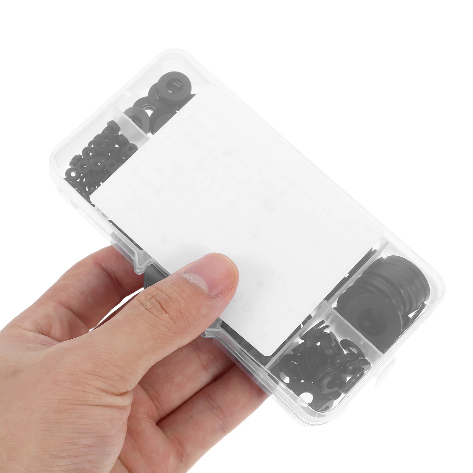 

500pcs Plastic Insulating Flat Washers Nylon Durable For Automotive Electrical Connections Leak-Proof Sealing Mounting Hardware