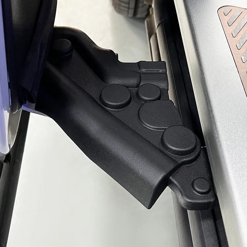 Car Center Door Link Protective Cover ABS Anti-Rust Sticker Car Interior Decoration Accessories For Toyota Alphard 30 Series