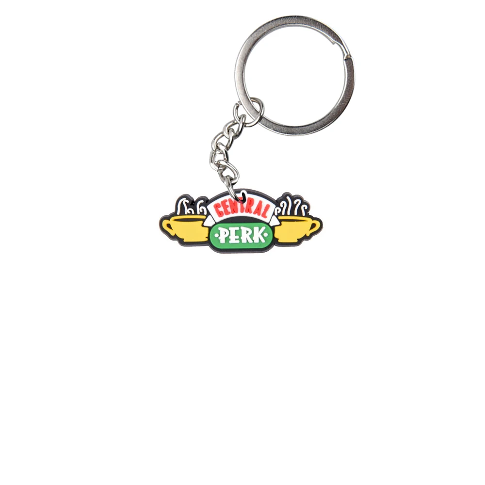 Classic American Drama Keychains Friends Joey Keyrings Kids Smelly Cat Unagi Central Perk Key Chains For Friends Gifts