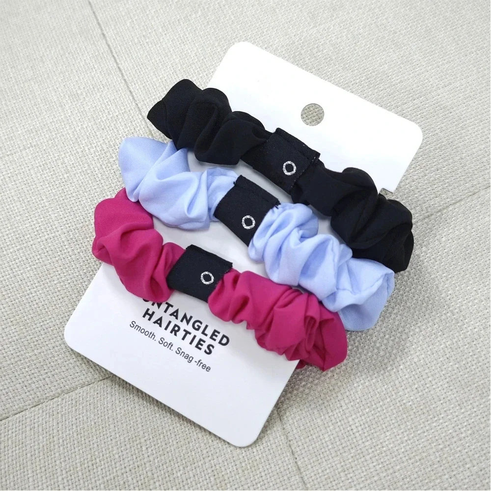 

OL 3PCS Vintage Hair Scrunchy Women Hair Bun Hairpieces Hair Scrunchies Female Headdress Teenager Girl Hair Styling Tool