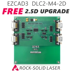 BJJCZ-controlador EZCAD3 DLC2-M4-2D 2.5D 3D EZCad 3, tarjeta de Control láser, 4 ejes de extensión, marcado láser, tablero de Control de grabado