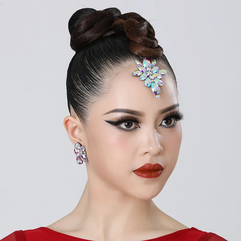 Doubl Latin Dance Special Headwear Fashion Elegant Dance Accessories Female Moden Dance Accessories Special Hair Accessories