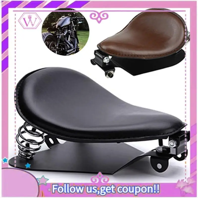 

Latest YY-184 Motorcycle Modification Accessories Retro Modified Cushion Seat Bag Retro Spring Leather Seat Cushion
