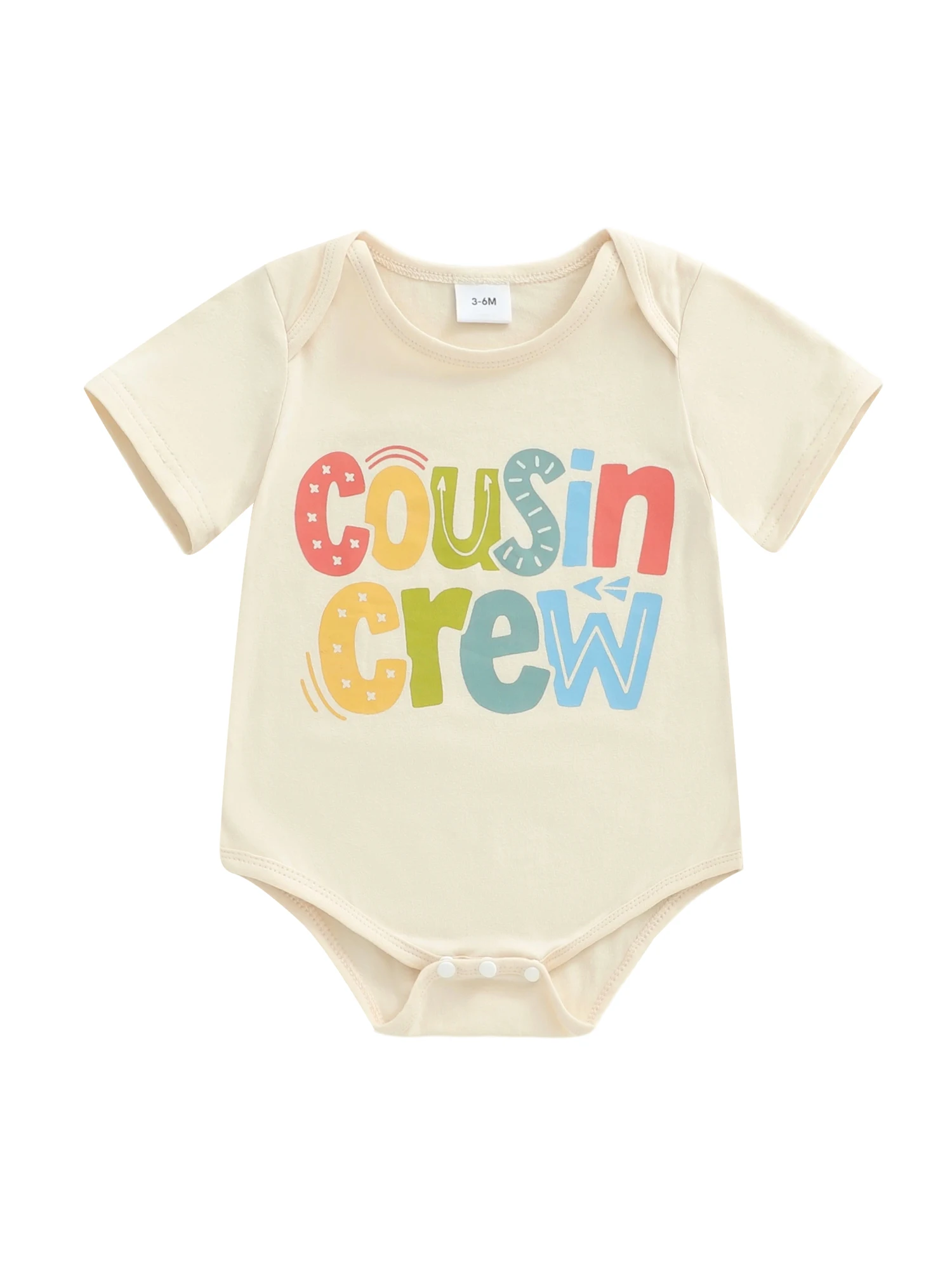 

Очаровательный комбинезон унисекс для новорожденных с забавным животным принтом и застежкой на пуговицы для удобных подгузников и комфорта