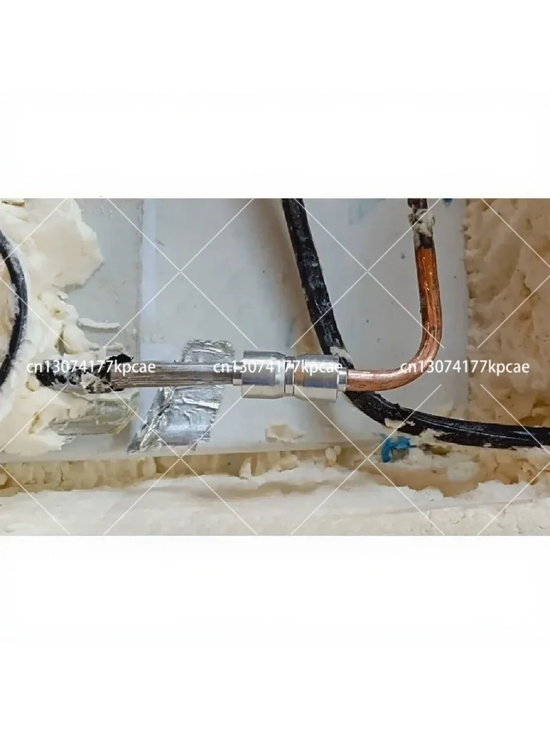 10-Pack Composite Refrigeration Sealing Gaskets, Weld-Free Flameless Pipe Sealing Rings for Copper, Aluminum & Iron Piping