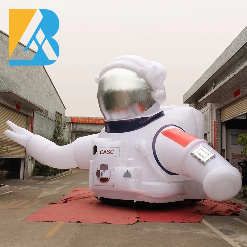 

Personalized Space Theme Huge inflatable Astronaut Figure for Rooftop Birthday Decoration Toy
