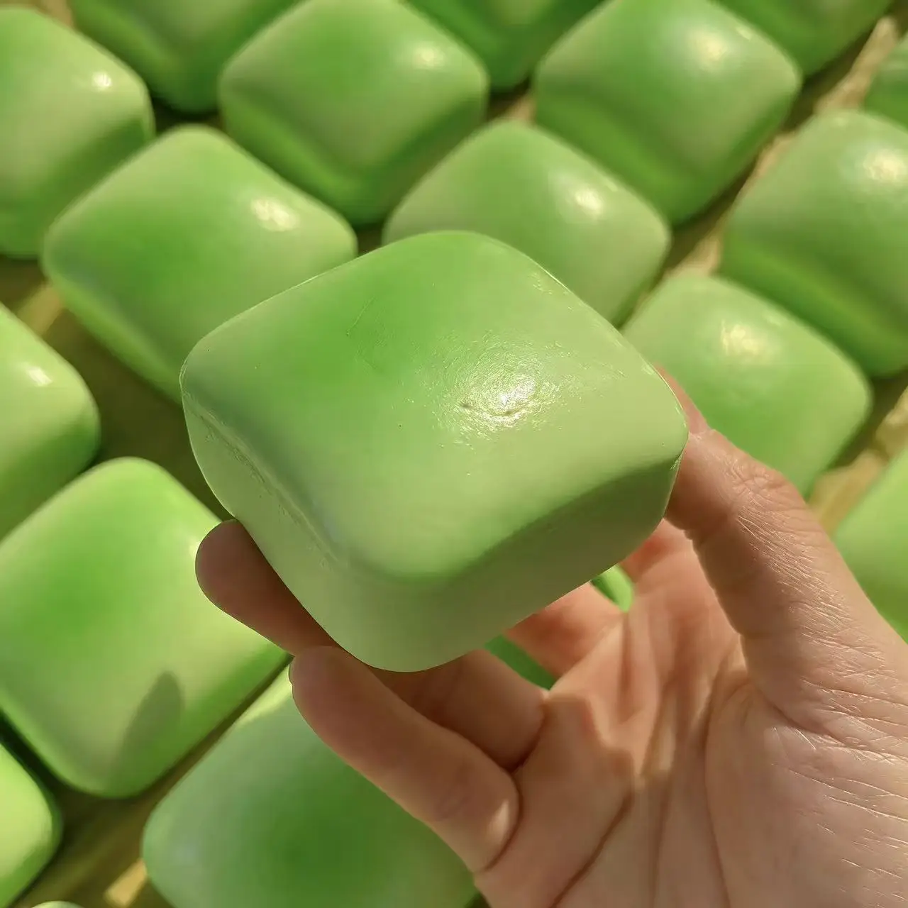 Miniatura de Juguete Blando de Taba con Forma de Tostada, Lindo Juguete Realista para Apretar, Juguete para Dedos, Postre, Regalo de Cumpleaños para Niñas