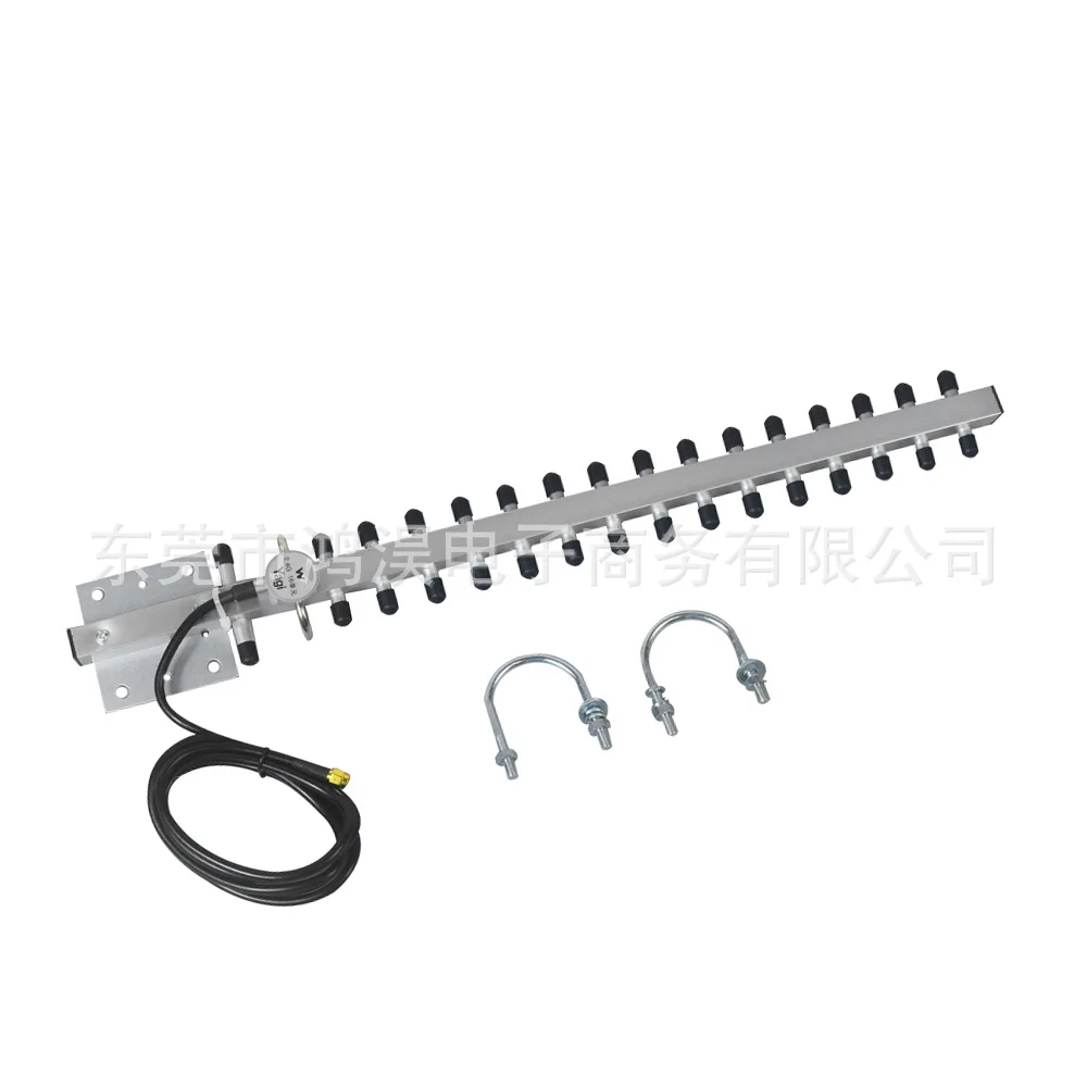 2.4G 25dBi Yagi Outdoor WiFi Antenna – Booster for Router, RP-SMA, Aluminum Alloy