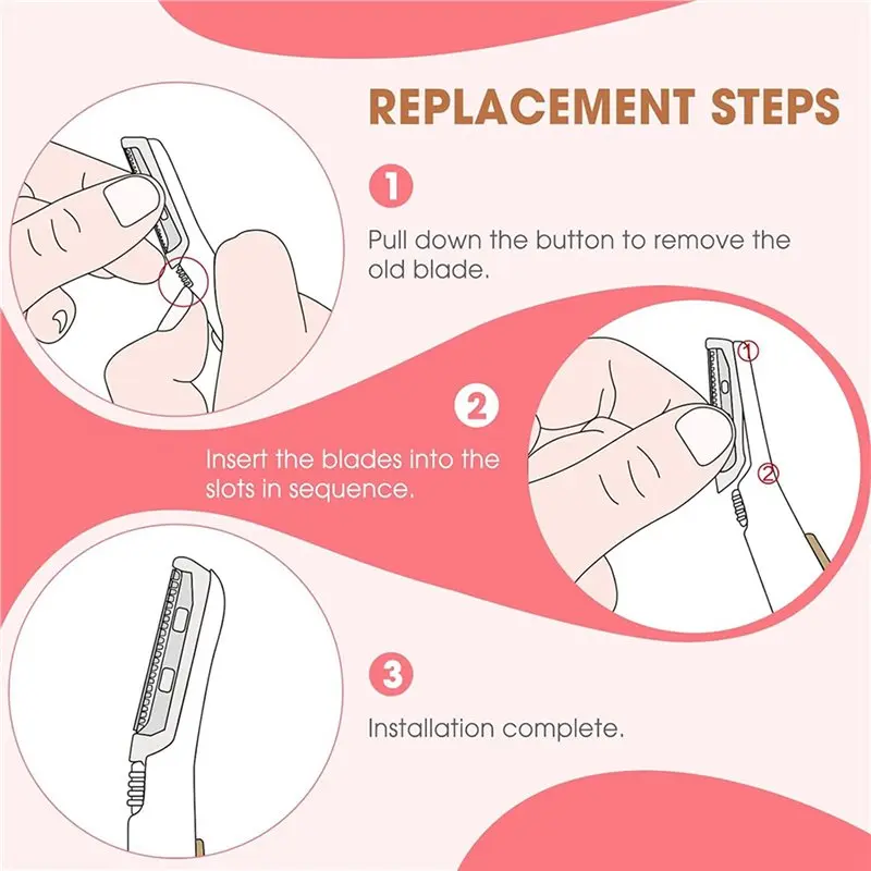 2026 New 36Pcs Replacement Blades For Finishing Touch Flawless Dermaplane Glo Enhanced Skin Exfoliation