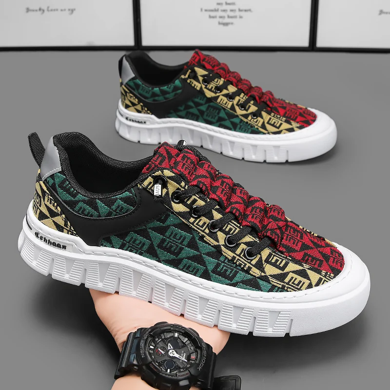 

2025 Skateboard Loafers Canvas Casual Sneaker Apring and Autumn Soft and Comfortable Wear-resistant Ventilate Casual Shoes New