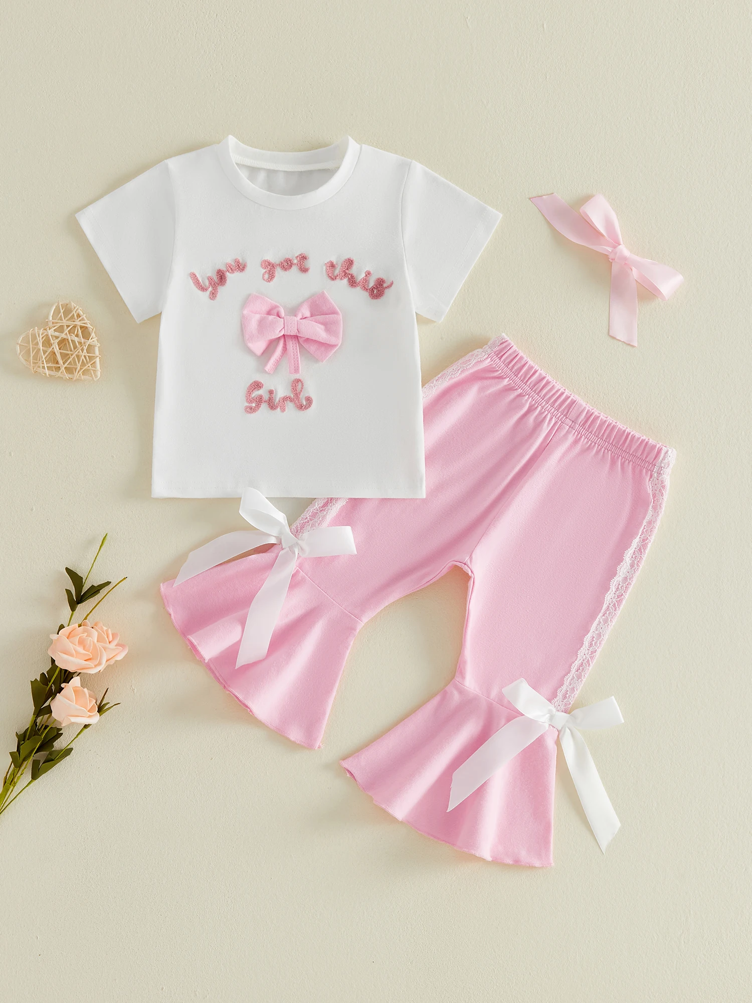 

Летний комплект для девочек: топ без рукавов с цветочным принтом и шорты с рюшами, повседневный комплект из двух предметов для детей