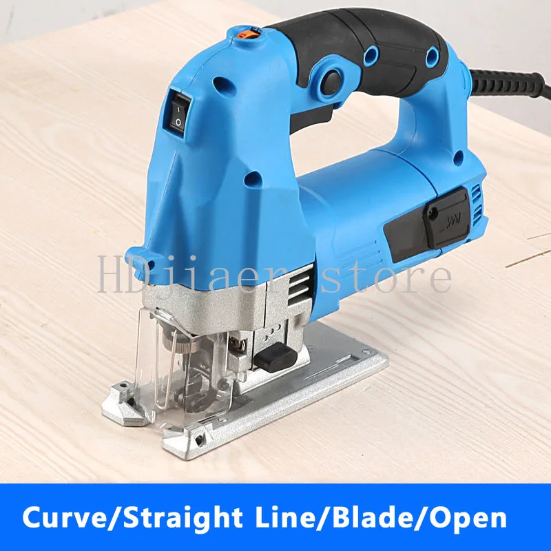 

Household Electric Jig Saw - Multi-Function for Woodworking Board/Metal, Woodworking Pull Cutting Machine with Band Saw Blade