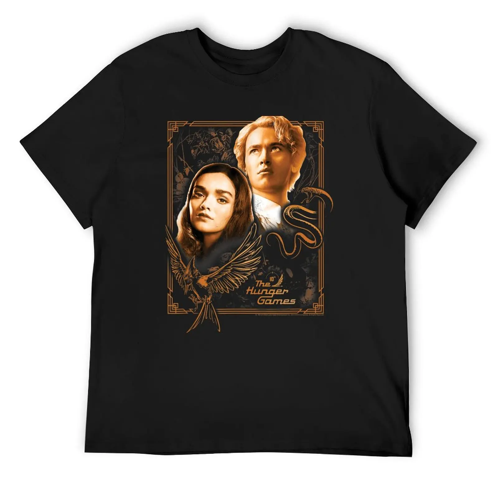 

Retro The Ballad of Songbirds and Snakes Framed Lucy Gray & Snow T-Shirt anime shirt blanks mens clothes