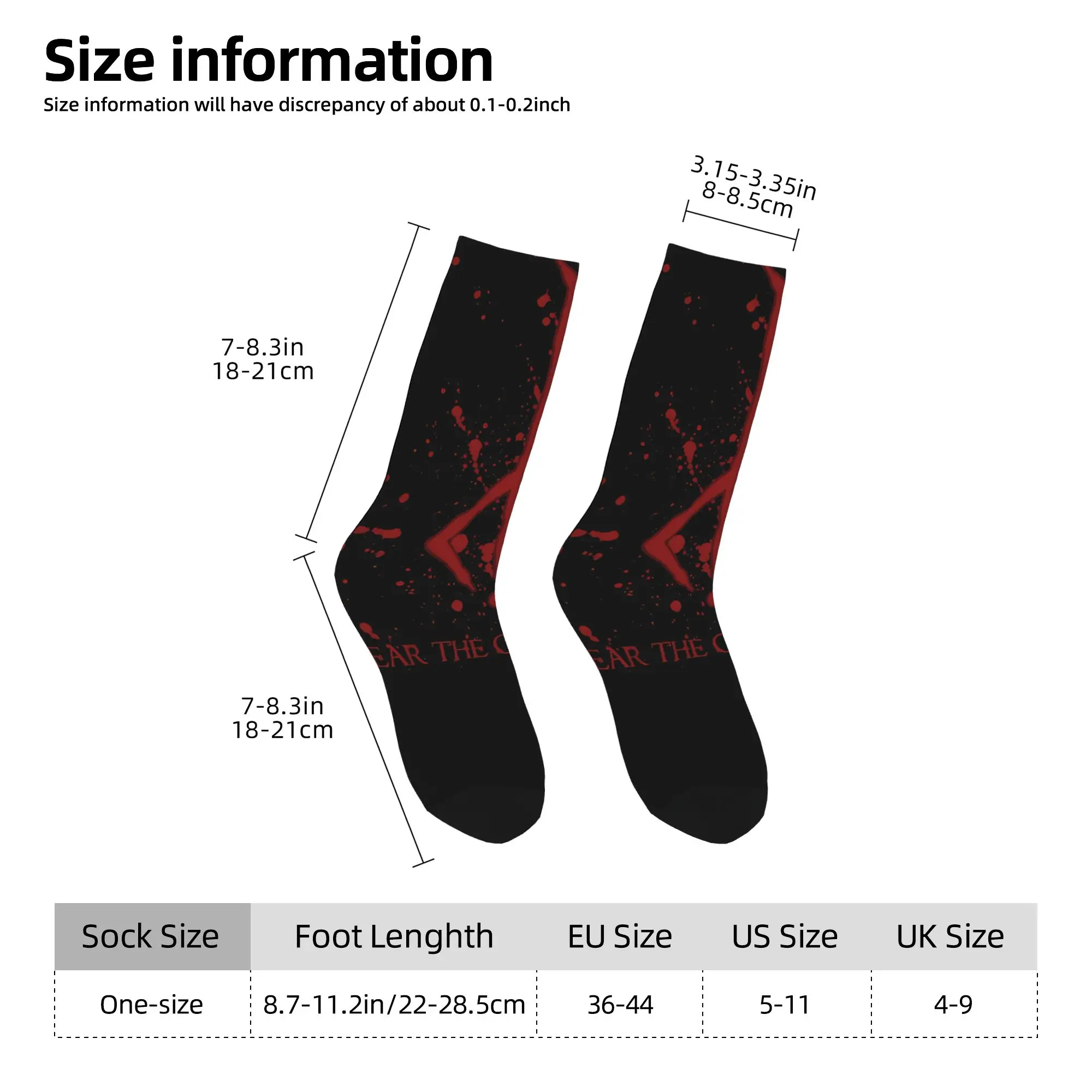 Hunter Bloodbornes   Stockings  Gothic Socks Adults Men Soft Breathable Socks Autumn Running Printed Non Slip Socks Gift view 5